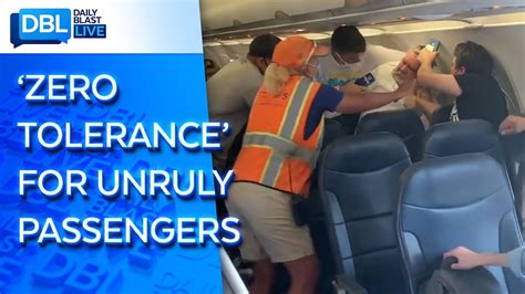 Unruly Airline Passengers Face Fines Jail Under Zero Tolerance