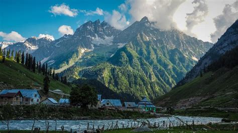 Beautiful Mountain Landscape Of Sonamarg Jammu And Kashmir State