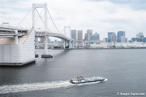 Rainbow Bridge Bridge To Odaiba Spanning Tokyo Bay