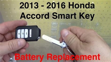 Get inside, bring the fob near the start button. 2013-2016 Honda Accord Smart Key Battery Replacement - YouTube