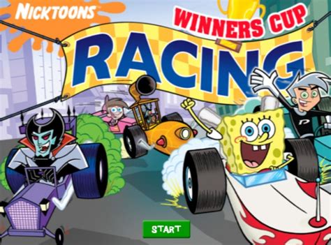 Nicktoons Winners Cup Racing Classic Nickelodeon Kids Arcade Pc Game