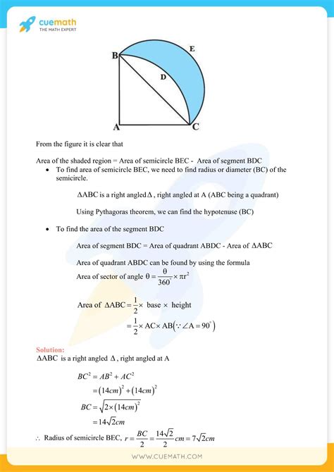 Ncert Solutions Class 10 Maths Chapter 12 Areas Related To Circles