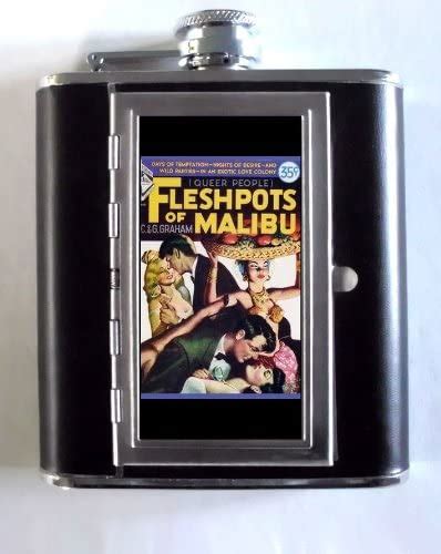 Amazon Com Fleshpots Of Malibu Sexy Pulp Five Ounce Drink Flask Also