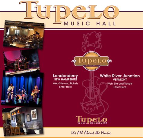 Tupelo Music Hall In Londonderry New Hampshire And White River