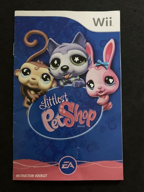 Littlest Pet Shop Nintendo Wii Pal Complete With Manual Retro Unit