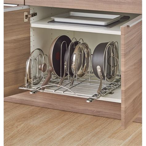 If you're in need of some extra room to store if you're in need of some extra room to store files, don't stack them on the table and increase clutter. Trinity Sliding Pot Organizer Pull Out Kitchenware Divider ...