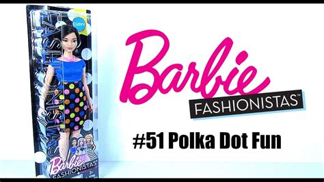 Barbie Fashionistas 51 Polka Dot Fun Barbie Doll Review Youtube