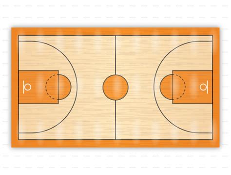 Basketball Court Drawing With Label At Getdrawings Free Download
