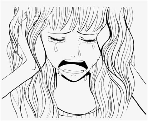 Crying Anime Girl Drawing Easy Jameslemingthon Blog
