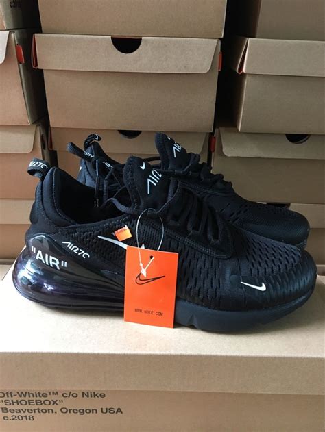 The company was incorporated in milan in 2012. OFF WHITE x Nike Air Max 270 Black All - Febbuy
