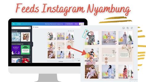 Cara Membuat Feeds Instagram Nyambung - Inwepo