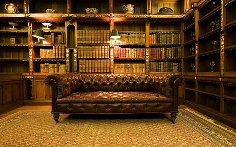 Download Wallpaper 1920x1200 Old Library Design Interior Design Home