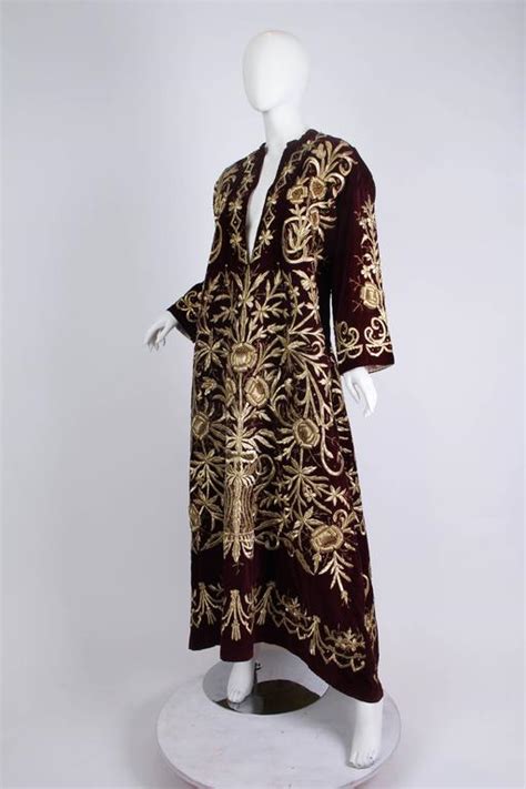 Get 5% in rewards with club o! Antique Ottoman Gold Embroidered Velvet Dress From Turkey ...