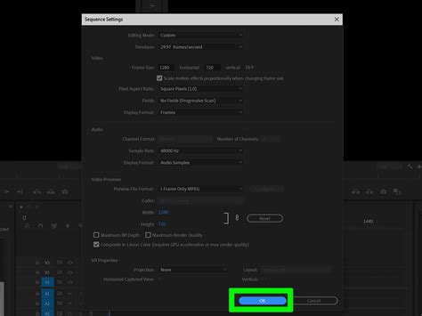 How To Edit The Frame Size In Premiere Pro
