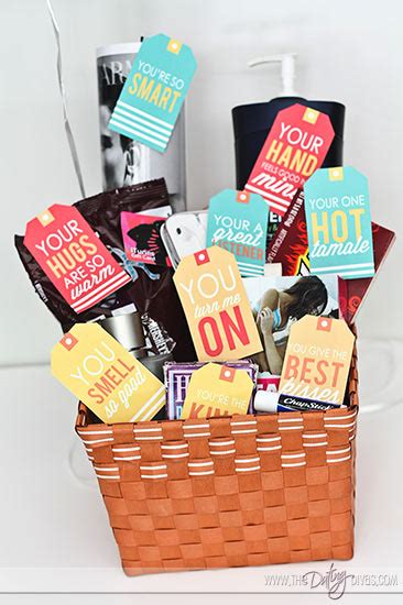 21 valentine's day gifts that double as a gift for you too. Husband Gift Basket: 10 Things I Love About You : The ...