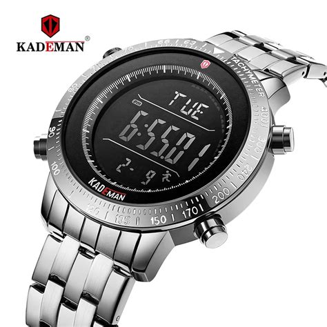 Kademan 2019 Luxury Men Watches Led Display Digital Watch Sport 3tam