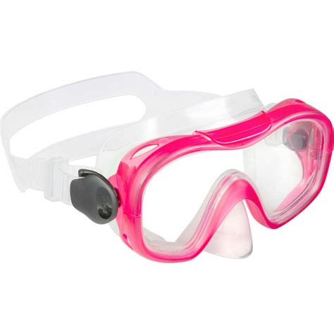 Subea 100 Adult Or Kids Diving Or Snorkelling Mask Pink