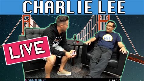 Charlie Lee Litecoin Summit Interview Live Youtube