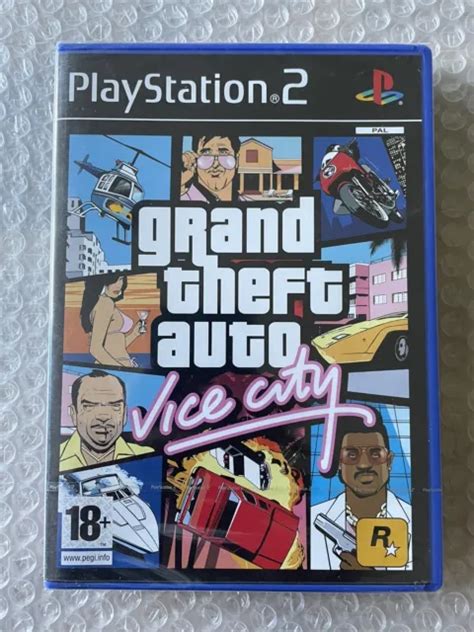 Gta Grand Theft Auto Vice City Playstation 2 Ps2 Neuf Sous Blister