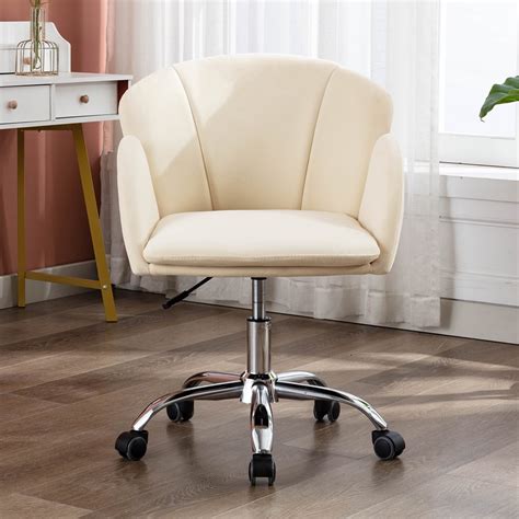 Velvet Desk Chairs Modern Swivel Accent Vanity India Ubuy