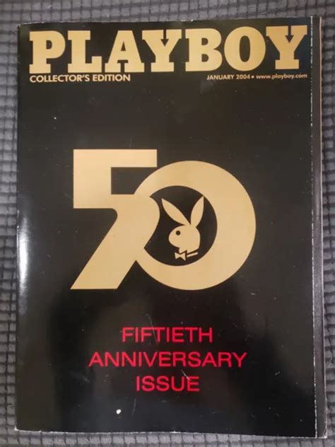 Playboy Magazine Collectors Edition Fiftieth Th Anniversary Issue