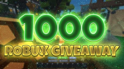 100 Subscribers Special 1000 Robux Give Away Youtube