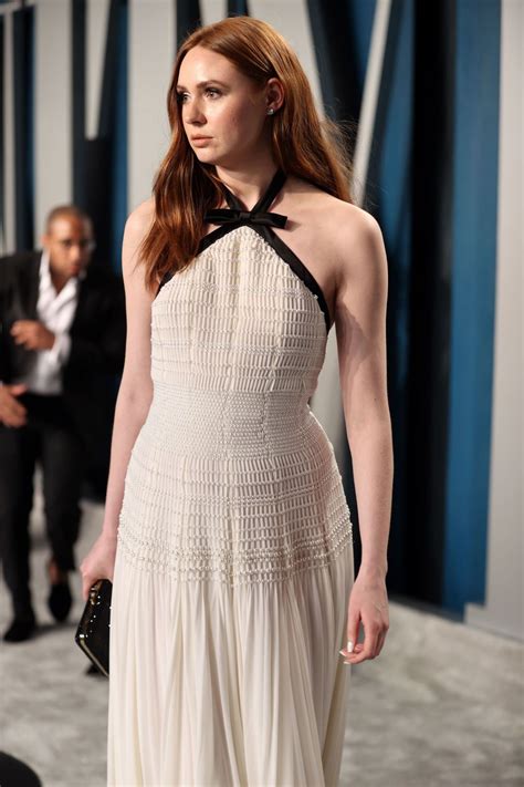Happy 33rd birthday to scottish actress karen gillan, who played the companion to the eleventh incarnation of the doctor, the wife of rory williams, and mother of river song/melody pond, the. Karen Gillan - Vanity Fair Oscar Party 2020