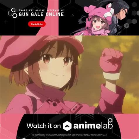 Sword Art Online Alternative Gun Gale Online Now Dubbed On Animelab