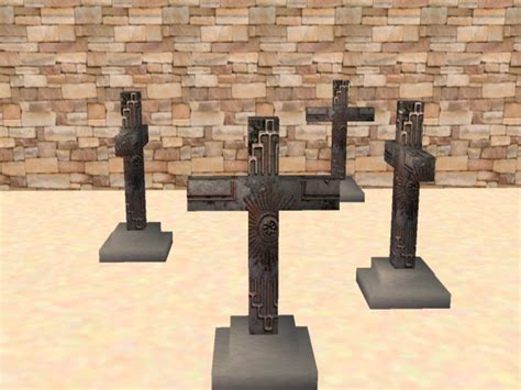Mod The Sims Zedriks Christian Crosses Recolouring