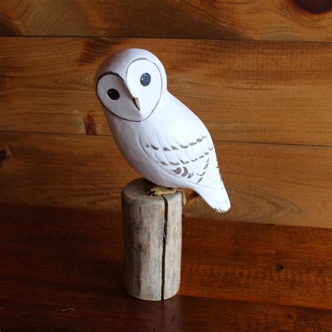 Barn Owl Carving Adirondack Rustic Furniture And Decor Dartbrook