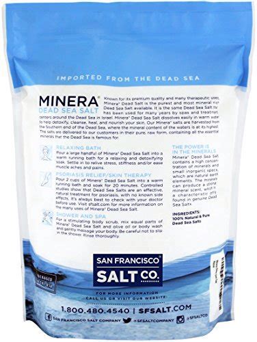 Minera Natural Dead Sea Salt Bulk Fine Grain Nedysia