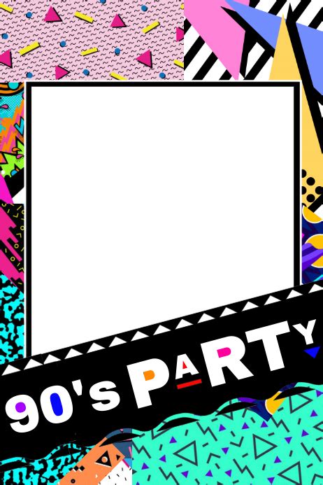 Copy Of 90s Party Prop Frame Postermywall