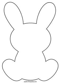 The example i made uses only one of each printable, but of course, you can print all you. Easter Bunny face pattern. Use the printable outline for ...