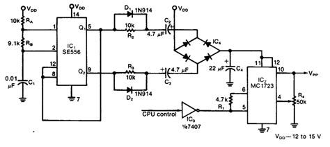 Eepromprogrammingdoublercircuit Basiccircuit Circuit Diagram