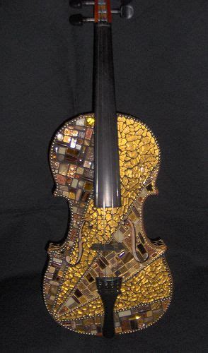 Tg Violin By Sherry Mosaic Glass Mosaic Art Mosaic