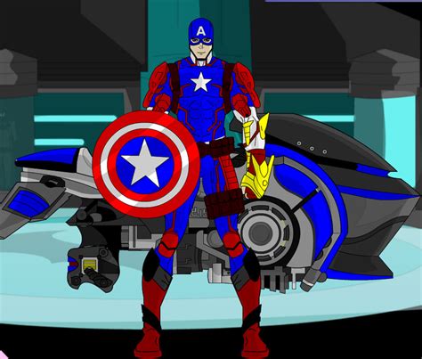 New Age Captain America By Wolfblade111 On Deviantart