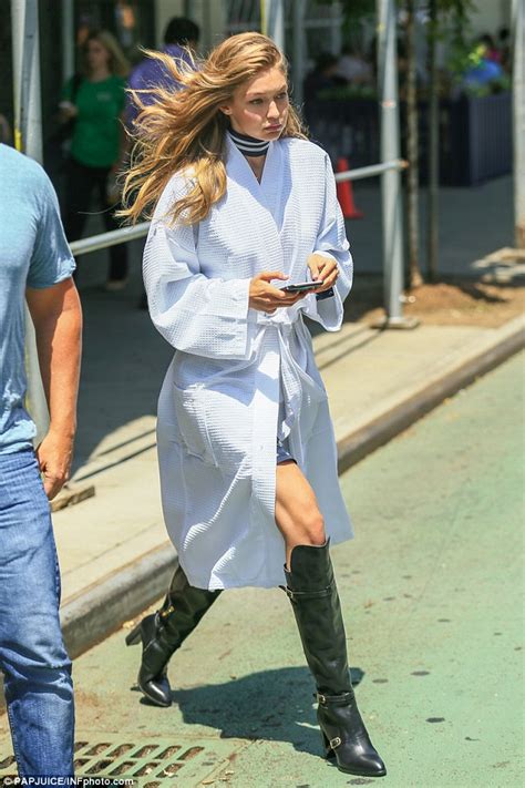 Gigi Hadid Wears Personalized 1950s Style Letterman Jacket With Her