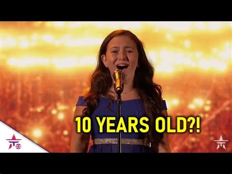 She Is ONLY 10 Years Old And SHOCKS The World With Her Voice America