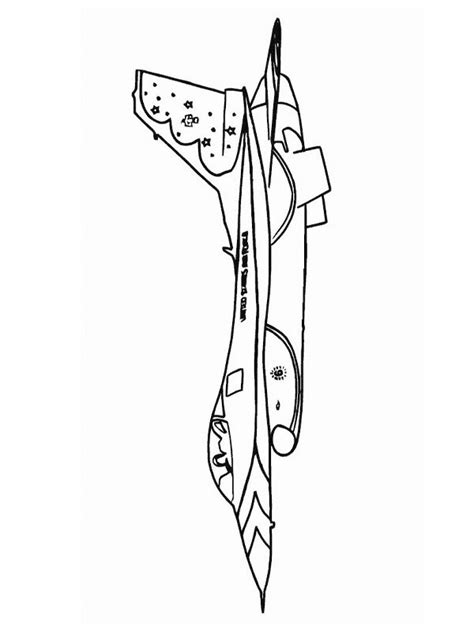 Top Gun Fighter Jet Coloring Pages