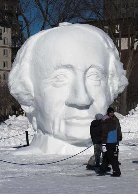 Beautiful Snow Sculptures Carved In Snow Amazing