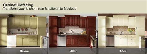 Cost of home depot cabinet refacing. Before and After Cabinet Refacing | Cost of kitchen ...