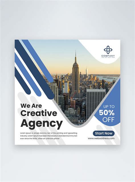 Creative Agency Social Media Post Template Imagepicture Free Download