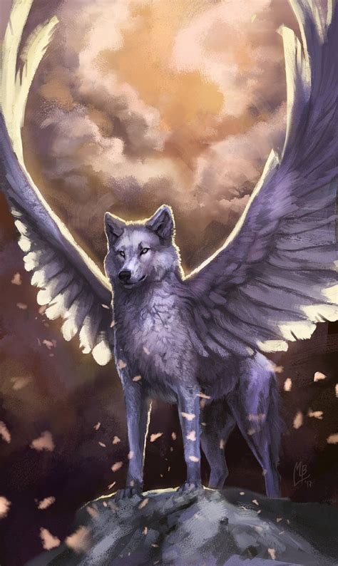 Wolf Anime With Wings