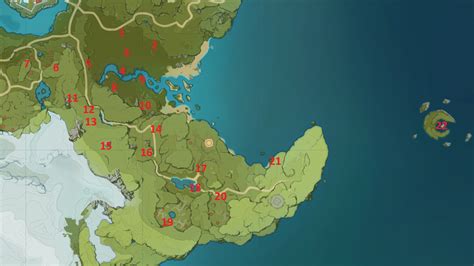 Genshin Impact Anemoculus Map All The Locations