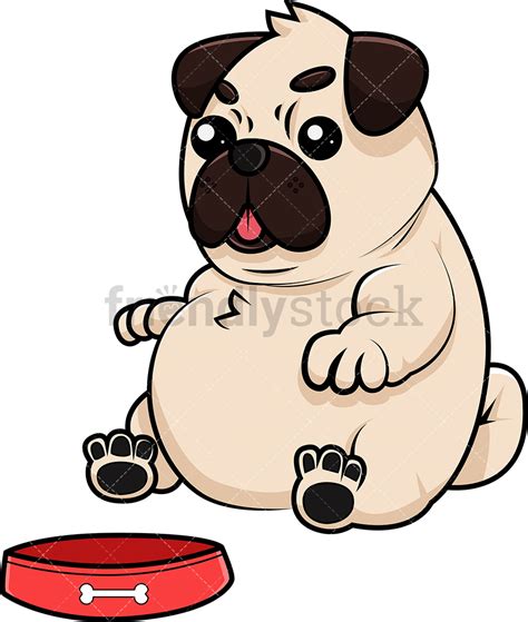 With tenor, maker of gif keyboard, add popular fat cartoon dog animated gifs to your conversations. Fat Pug Eating From Bowl Cartoon Vector Clipart ...