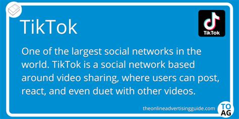 Tiktok The Online Advertising Guide