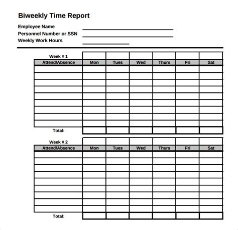44 Bi Weekly Timecard With Lunch Ufreeonline Template Bi Weekly Time