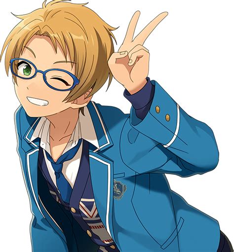 Image Cheerful Glasses Boy Makoto Yuuki Full Render