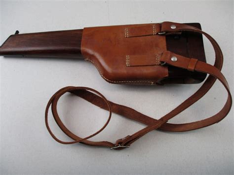 Reproduction Wwii German C96 Mauser Broomhandle Holster Switzers