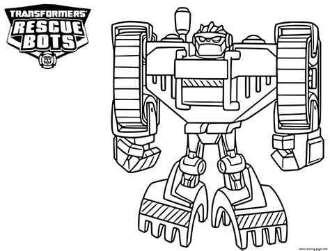 By best coloring pagesapril 24th 2019. Boulder From Transformers Rescue Bots Coloring Pages Printable